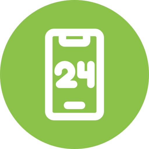 24 hours free icon 24 hours free icon