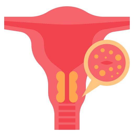 cáncer de cuello uterino icono gratis