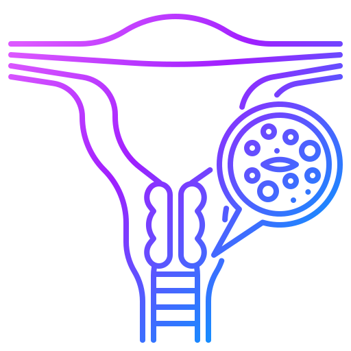 cáncer de cuello uterino icono gratis