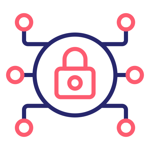 la seguridad cibernética icono gratis