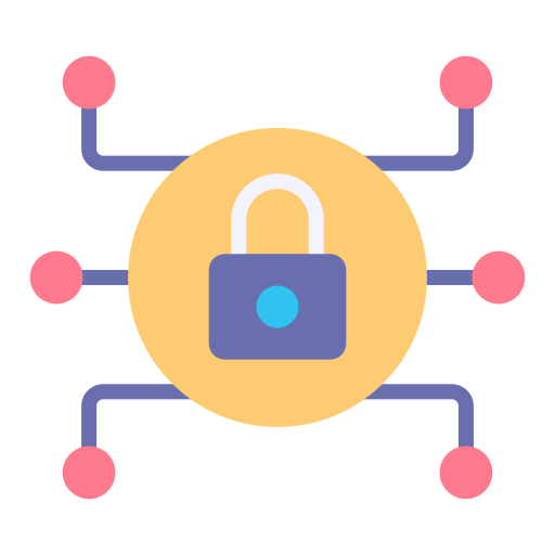 la seguridad cibernética icono gratis