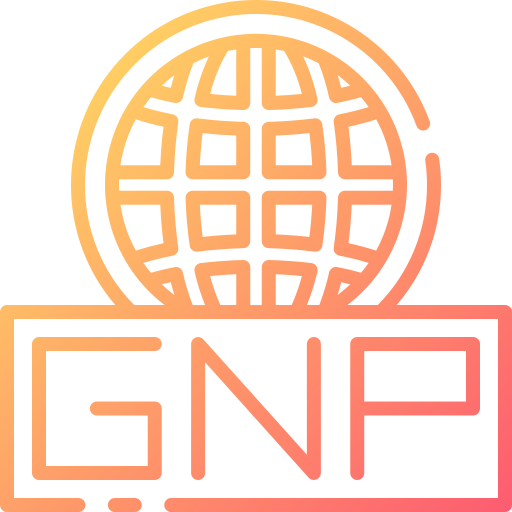 producto nacional bruto icono gratis