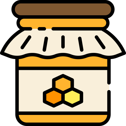Tarro de miel - Iconos gratis de comida y restaurante