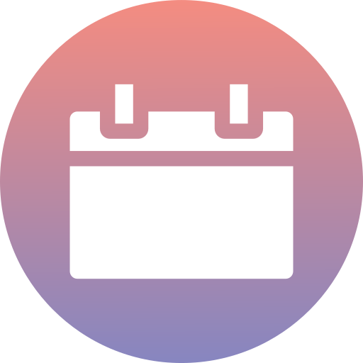 Calendar Generic Flat Gradient icon