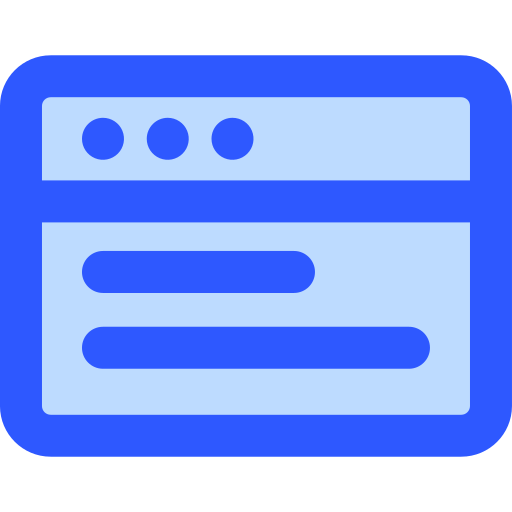 Web Generic Blue icon