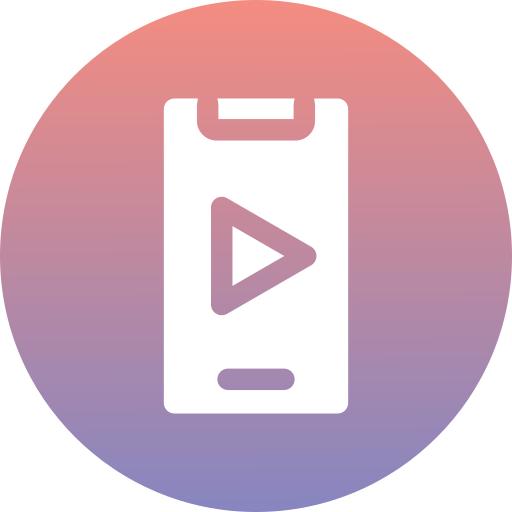 reproductor de video icono gratis