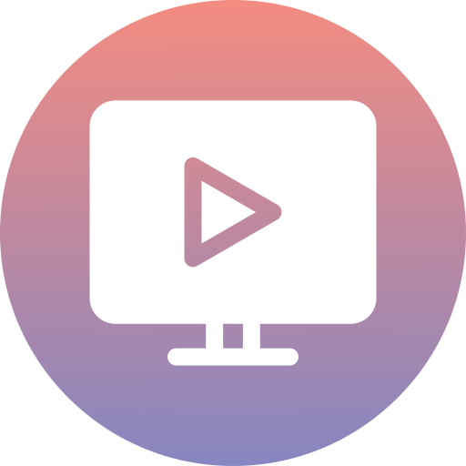 reproductor de video icono gratis