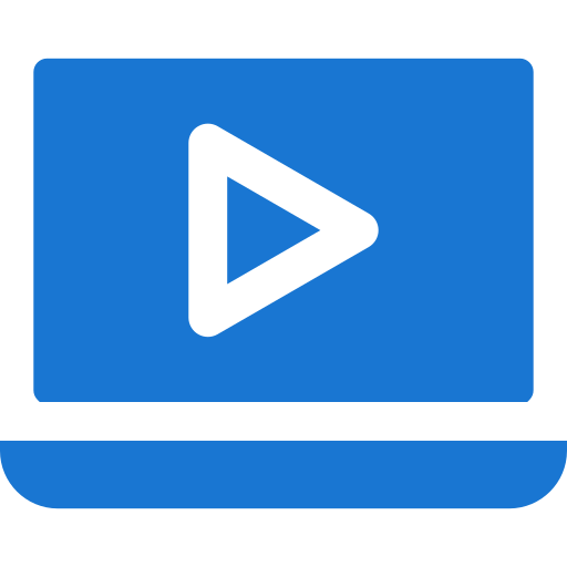 reproductor de video icono gratis