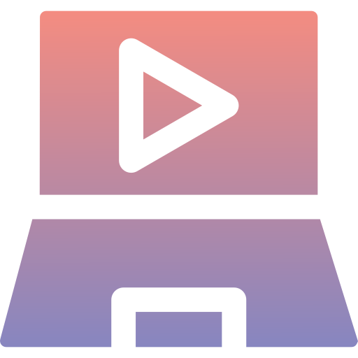 reproductor de video icono gratis