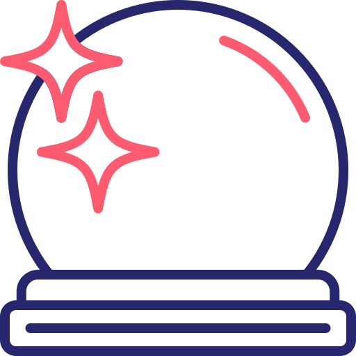 Crystal ball Generic Outline Color icon