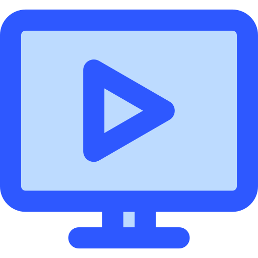 reproductor de video icono gratis