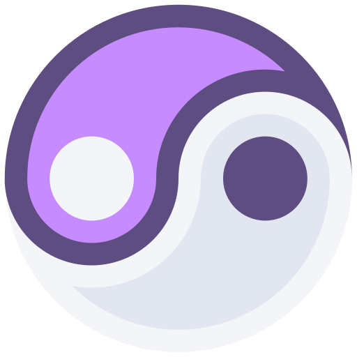 yin yang icono gratis