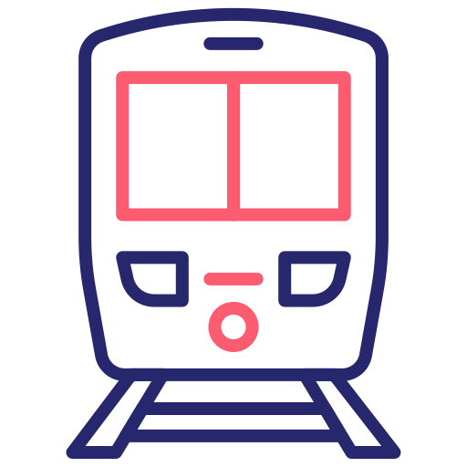 Icono De Tren Generic Outline Color