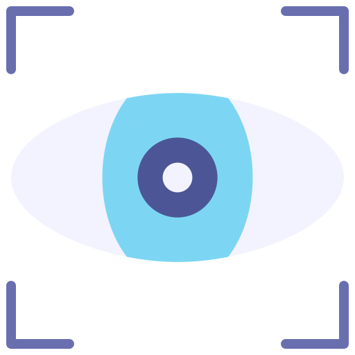 escaneo ocular icono gratis