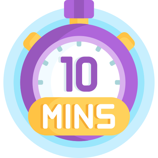 10 minutos icono gratis