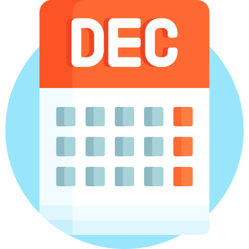 diciembre icono gratis