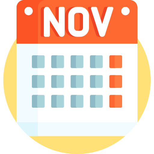 noviembre icono gratis