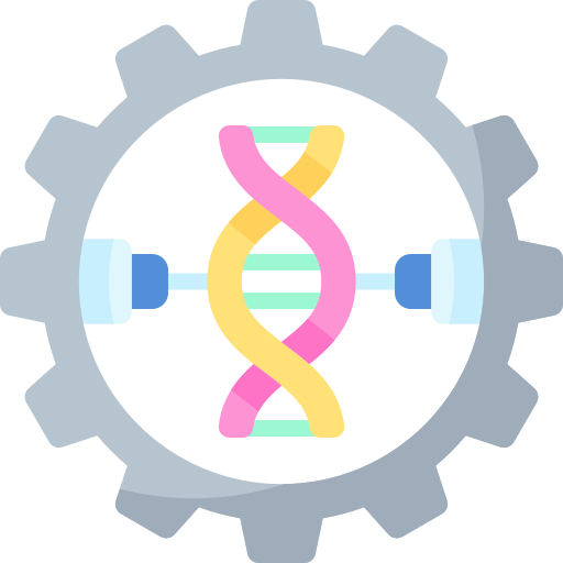 Genetic engineering - Free education icons