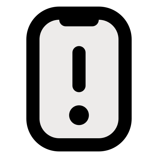 Phone alert Generic Outline Color icon