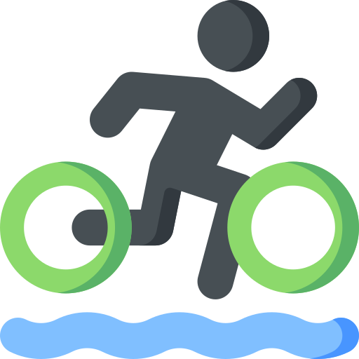 triatlón icono gratis