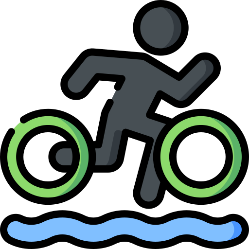 triatlón icono gratis