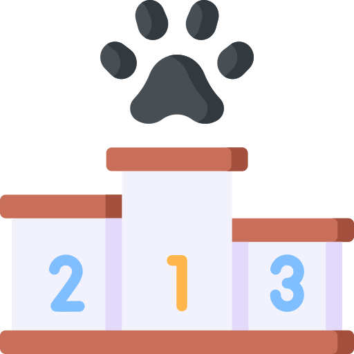 competencia de perros icono gratis