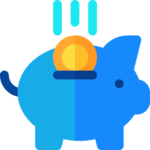 Piggy bank free icon