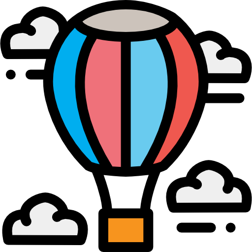 Hot air balloon free icon