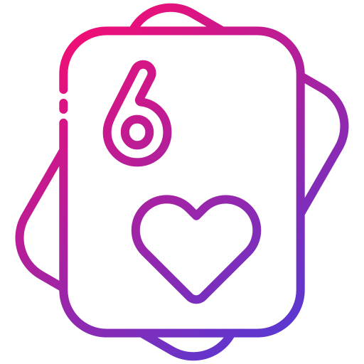 six de coeur Icône gratuit six de coeur Icône gratuit
