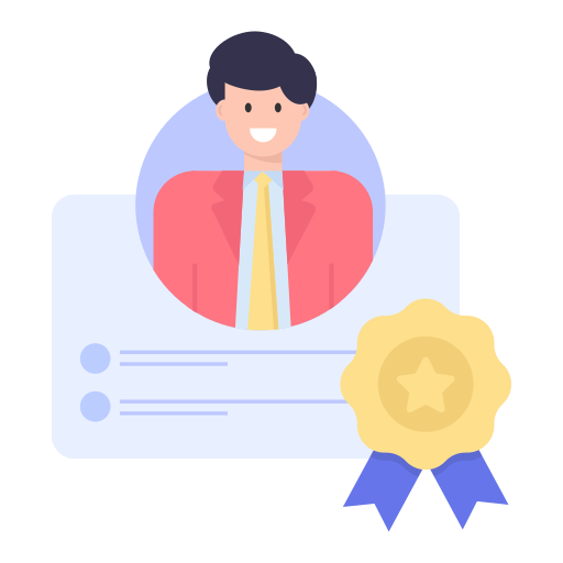 certificado icono gratis