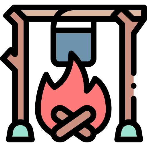 hoguera icono gratis