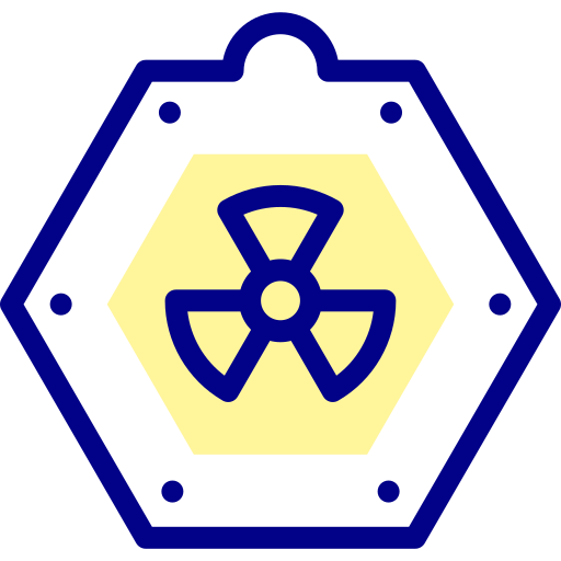 Radiation free icon