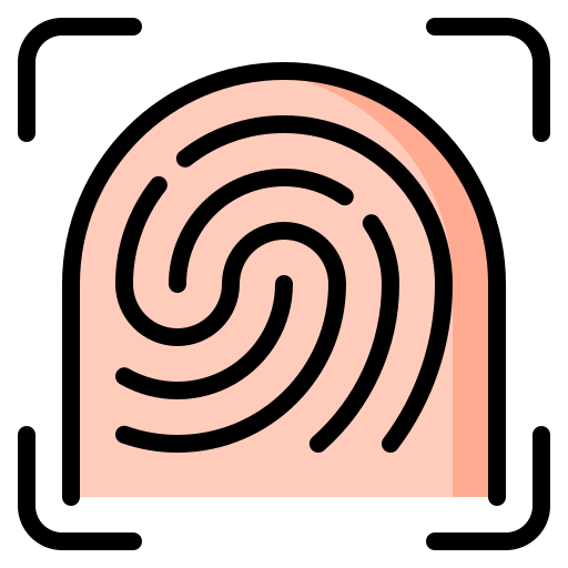 huella dactilar icono gratis