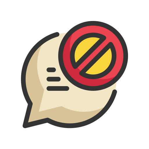 Forbidden Generic Outline Color icon