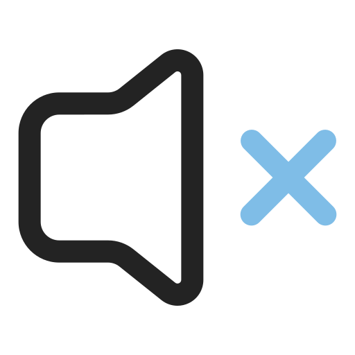 silencio icono gratis