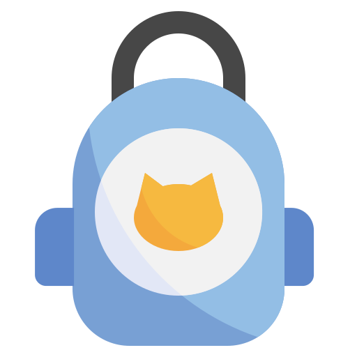 Pet carrier free icon