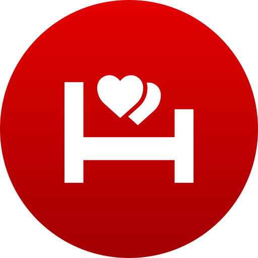 Bed free icon Bed free icon