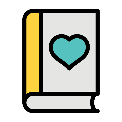 Book Generic Outline Color icon