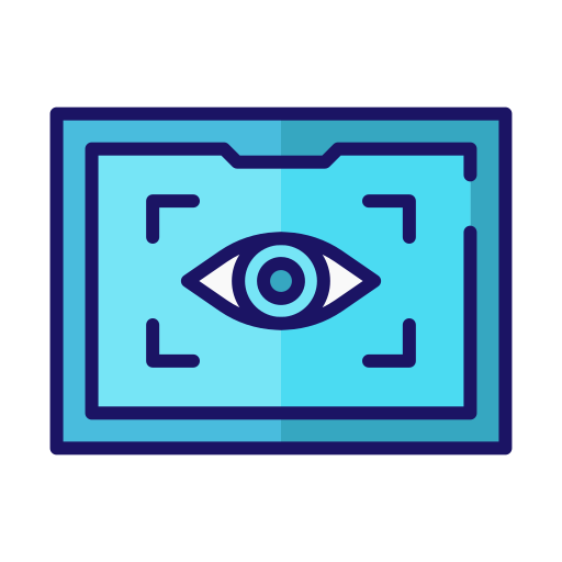 escáner ocular icono gratis