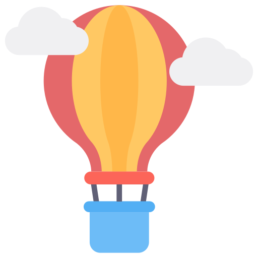 Hot air balloon Generic Flat icon