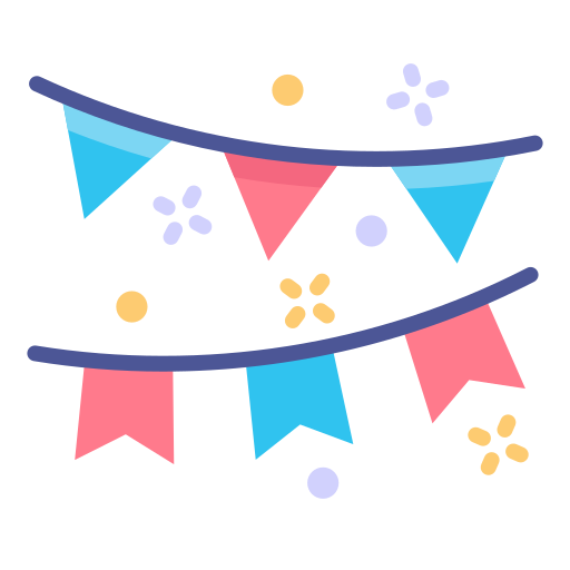 guirnaldas icono gratis