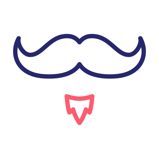 bigote icono gratis