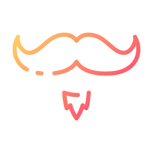 bigote icono gratis