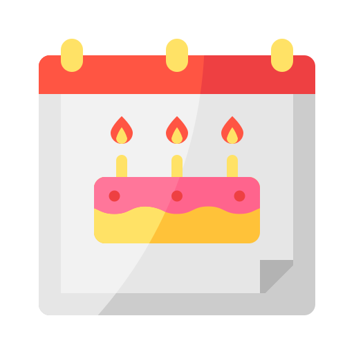 cumpleaños icono gratis