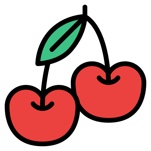 Cherry Iconixar Lineal Color icon