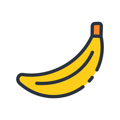 Banana Good Ware Lineal Color icon