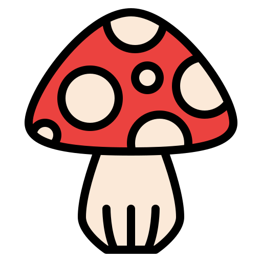 Mushroom Iconixar Lineal Color icon