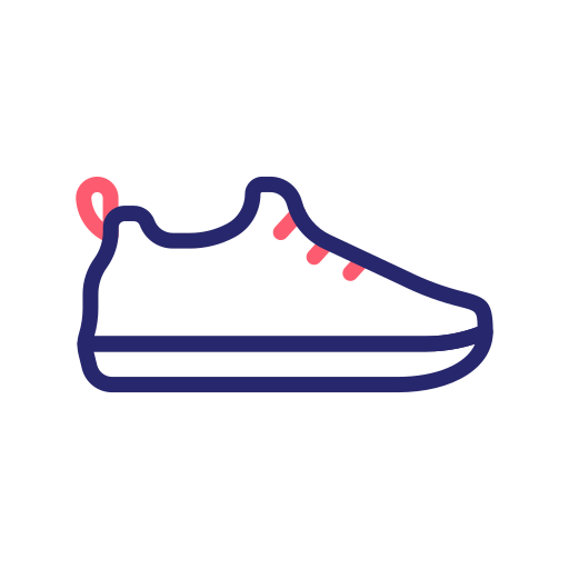 zapatos para correr icono gratis