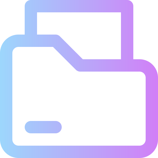 Folder Super Basic Rounded Gradient icon