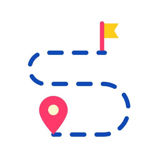 Маршрут бесплатно иконка